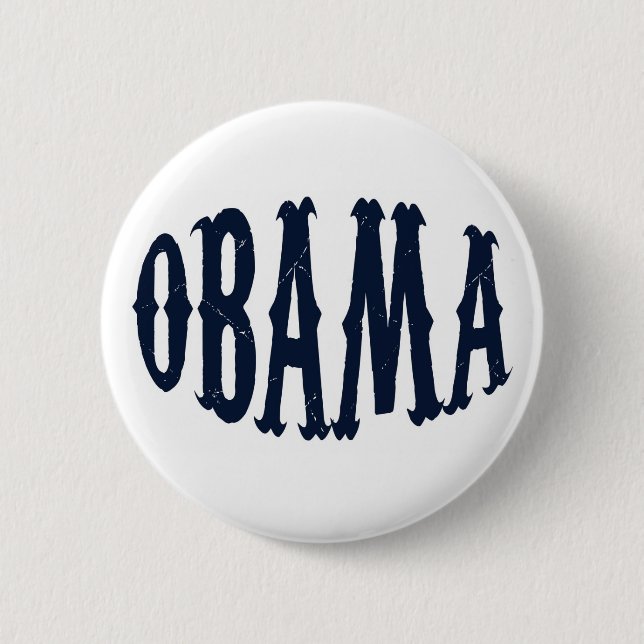 CHAPA REDONDA DE 5 CM OBAMA (Anverso)