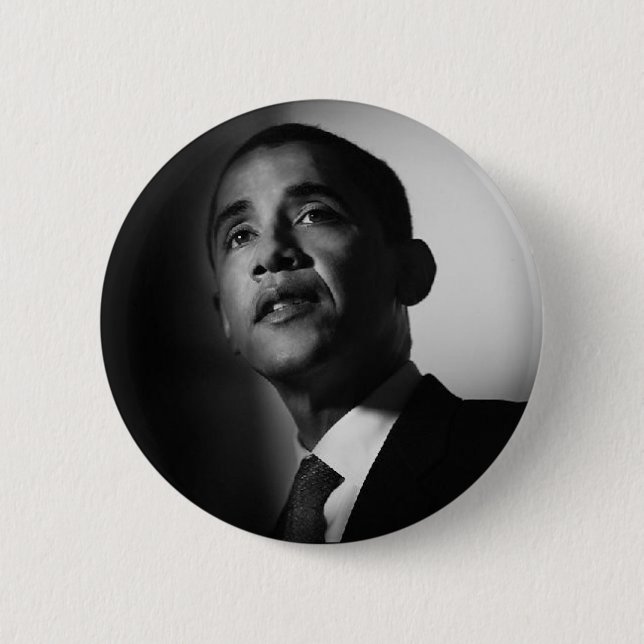 CHAPA REDONDA DE 5 CM OBAMA (Anverso)