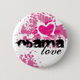 Chapa Redonda De 5 Cm Obama