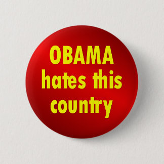 Chapa Redonda De 5 Cm Obama
