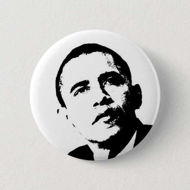 Chapa Redonda De 5 Cm obama 2 (Anverso)