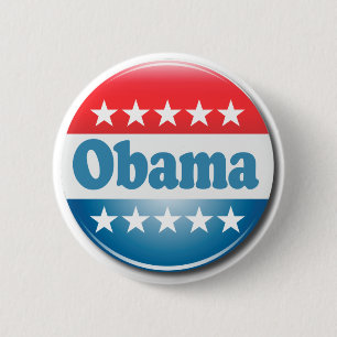 Chapa Redonda De 5 Cm Obama 2012