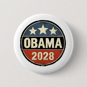 Chapa Redonda De 5 Cm Obama 2028 Política Electoral de Estados Unidos