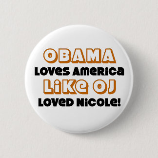 Chapa Redonda De 5 Cm Obama ama América como…