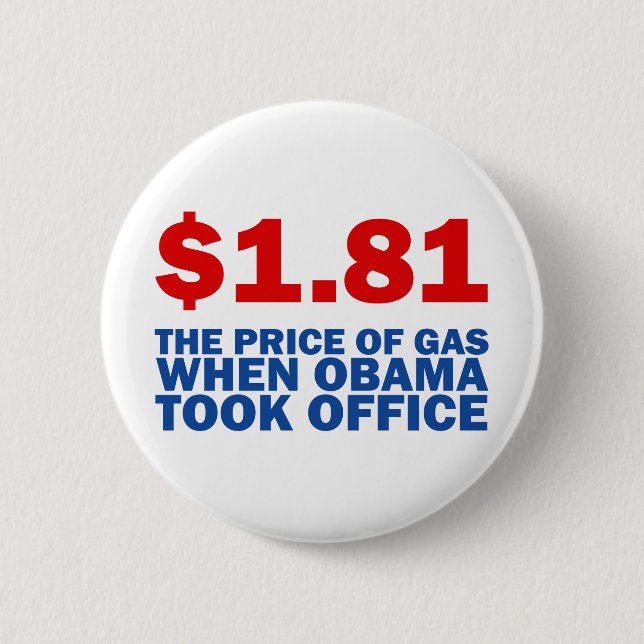 Chapa Redonda De 5 Cm Obama anti (Anverso)