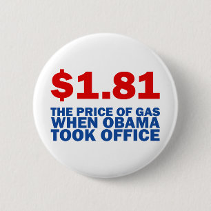 Chapa Redonda De 5 Cm Obama anti