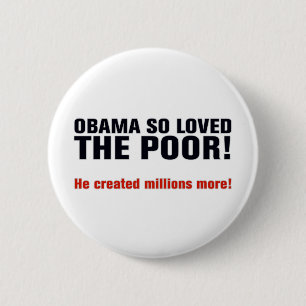 Chapa Redonda De 5 Cm Obama anti