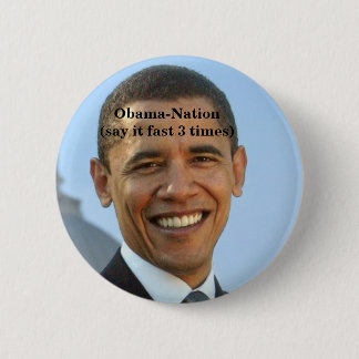 Chapa Redonda De 5 Cm Obama-anti.