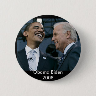 Chapa Redonda De 5 Cm obama biden