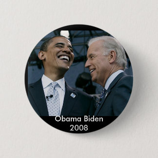 Chapa Redonda De 5 Cm obama biden