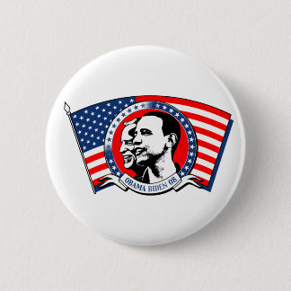 Chapa Redonda De 5 Cm Obama Biden 2008