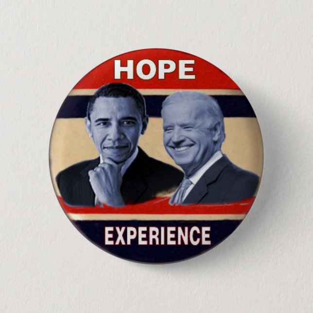 Chapa Redonda De 5 Cm Obama/botón de Biden (Anverso)