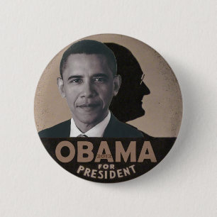 Chapa Redonda De 5 Cm Obama canaliza el FDR