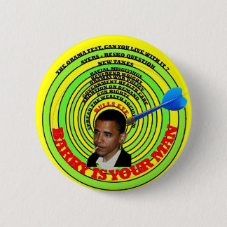 Chapa Redonda De 5 Cm obama es su hombre