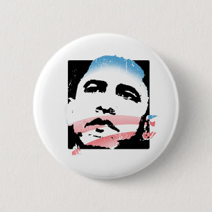 CHAPA REDONDA DE 5 CM OBAMA: ESPERANZA