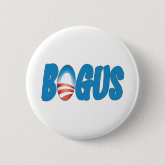Chapa Redonda De 5 Cm Obama: Falso
