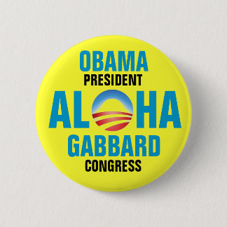 CHAPA REDONDA DE 5 CM OBAMA/GABBARD 2012