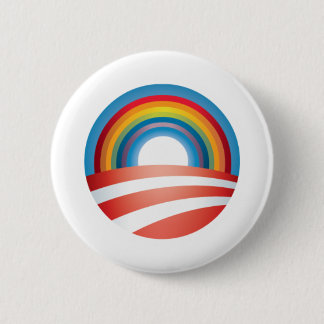 Chapa Redonda De 5 Cm Obama LGBT