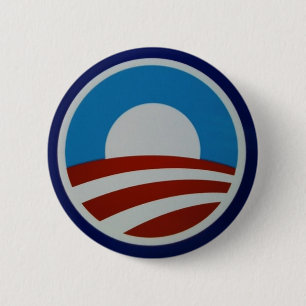 Chapa Redonda De 5 Cm Obama-logo-712385