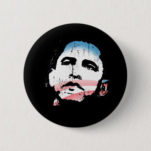 CHAPA REDONDA DE 5 CM OBAMA PARA EL CAMBIO