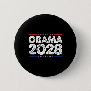 Chapa Redonda De 5 Cm Obama Para Presidente 2028 Obama 2028 Para Mujeres