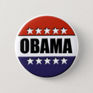 Chapa Redonda De 5 Cm Obama para presidente Button