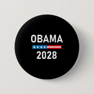 Chapa Redonda De 5 Cm Obama Por El Presidente Obama 2028
