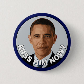 Chapa Redonda De 5 Cm Obama: ¿Srta. Him Now?