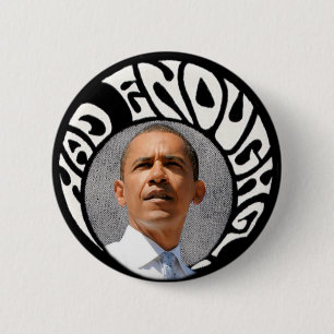 Chapa Redonda De 5 Cm ¿Obama tenía bastantes? Pin