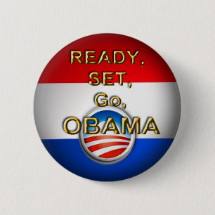 Chapa Redonda De 5 Cm obama va