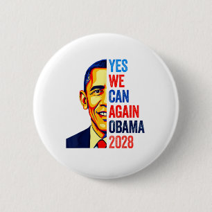 Chapa Redonda De 5 Cm Obama Viñeta Retro Patriótico Protesta Política 20