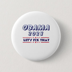 Chapa Redonda De 5 Cm Obama Viñeta Retro Patriótico Protesta Política 20