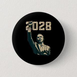 Chapa Redonda De 5 Cm Obama Viñeta Retro Patriótico Protesta Política 20