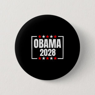 Chapa Redonda De 5 Cm Obama vintage presidente 2028 Obama _6