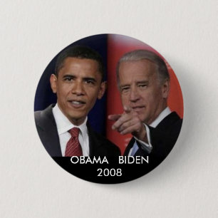 Chapa Redonda De 5 Cm obamadebate, OBAMA   BIDEN2008