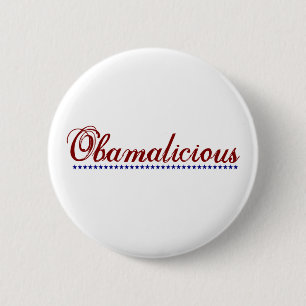 Chapa Redonda De 5 Cm Obamalicious