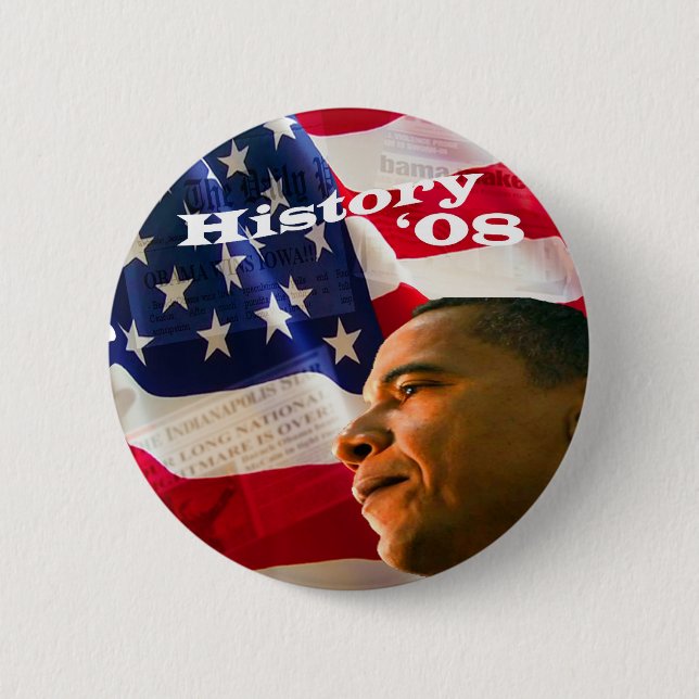 Chapa Redonda De 5 Cm Obamat-shirt4 (Anverso)