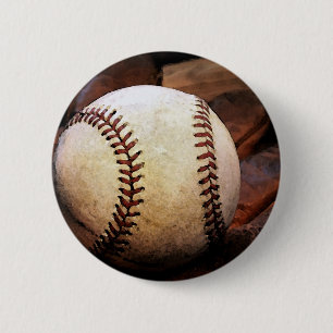 Chapa Redonda De 5 Cm Obra de arte de béisbol