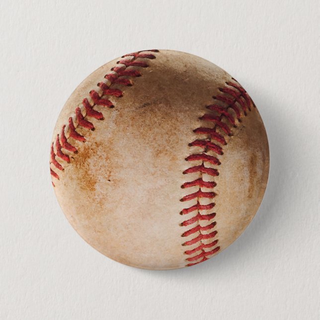 Chapa Redonda De 5 Cm Obra de arte de béisbol (Anverso)