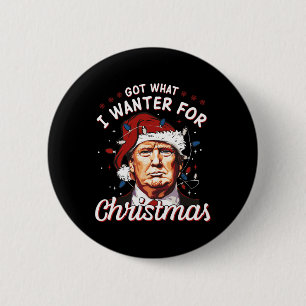 Chapa Redonda De 5 Cm Obtuve Lo Que Quería Para Los Navidades Trump 2024
