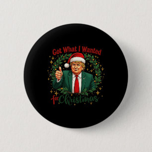 Chapa Redonda De 5 Cm Obtuve Lo Que Quería Para Los Navidades Trump 2024