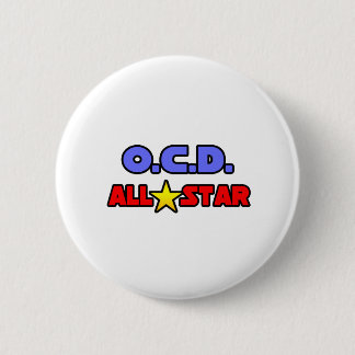 Chapa Redonda De 5 Cm OCD All Star