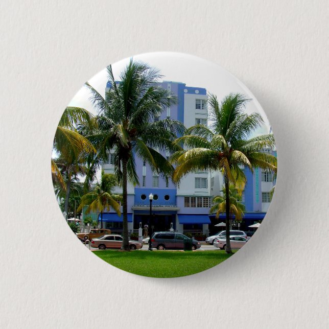 Chapa Redonda De 5 Cm Ocean Drive (Anverso)