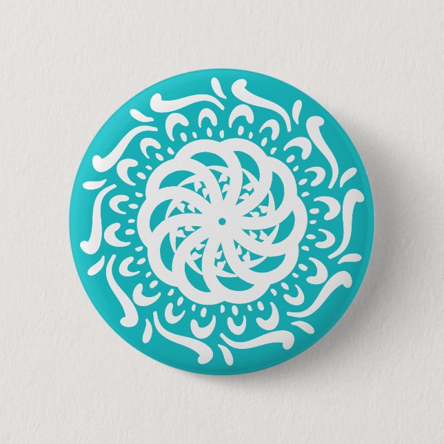 Chapa Redonda De 5 Cm Oceana Mandala (Anverso)