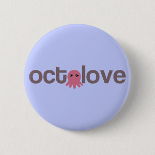 Chapa Redonda De 5 Cm Octolove