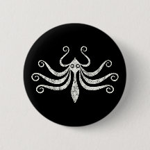 Octopus minero de estilo marino mínimo (angustiado