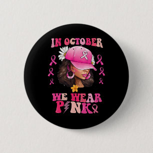 Chapa Redonda De 5 Cm Octubre, Awa, usamos cáncer de mama para mujeres n