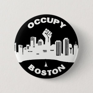 Chapa Redonda De 5 Cm Ocupe Boston