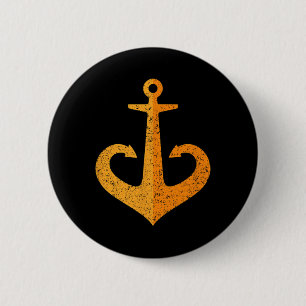 Chapa Redonda De 5 Cm Odesa Odessa Ancla Emblema Símbolo Ucrania Ukr