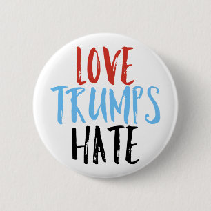 Chapa Redonda De 5 Cm Odio de los triunfos del amor